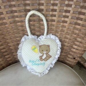 Vintage Russ Berrie A Door Ables Door Knob Pillow Shh Baby Sleeping